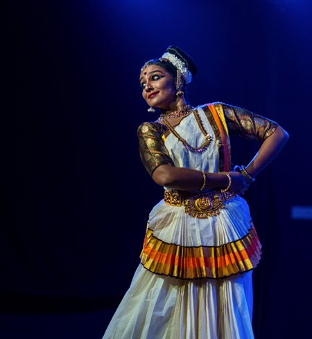 Vidya Pradeep performing Mohiniyattam at dance festival